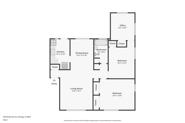 2444 W Berwyn Avenue 1N, Chicago, IL 60625