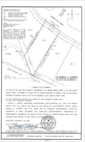 TBD Harbor Run Drive, Coldspring, TX 77331