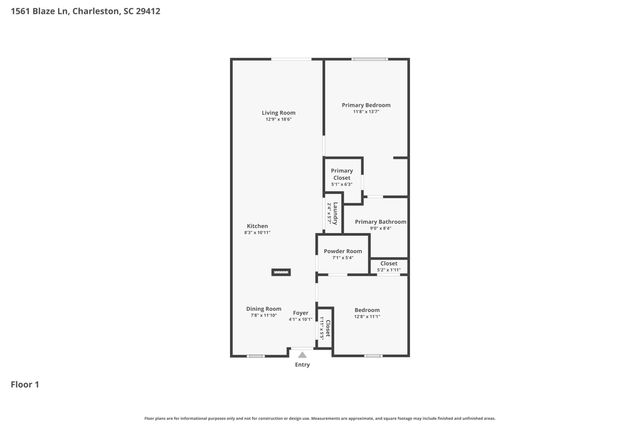 1561 Blaze Lane, Charleston, SC 29412