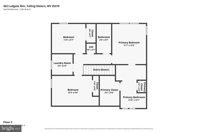 462 LUDGATE MNR, Falling Waters, WV 25419