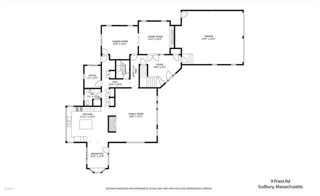 9 Priest Road, Sudbury, MA 01776