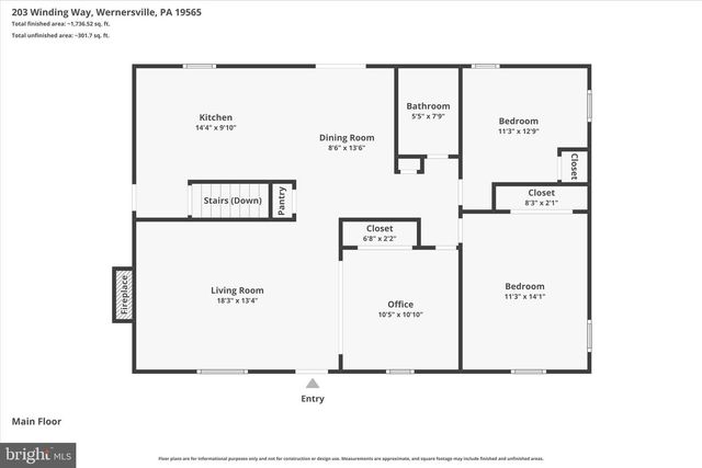 203 WINDING WAY, Wernersville, PA 19565