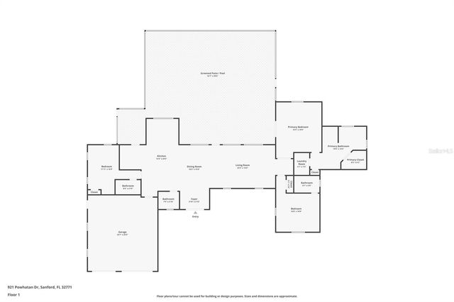 921 POWHATAN DRIVE, Sanford, FL 32771