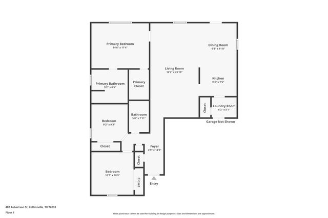 402 Robertson Street, Collinsville, TX 76233