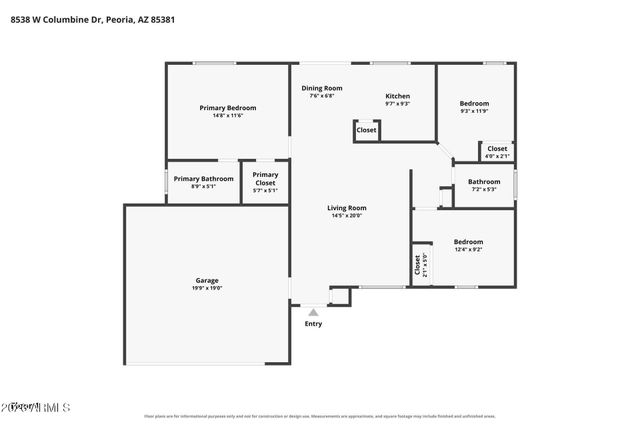 8538 W COLUMBINE Drive, Peoria, AZ 85381