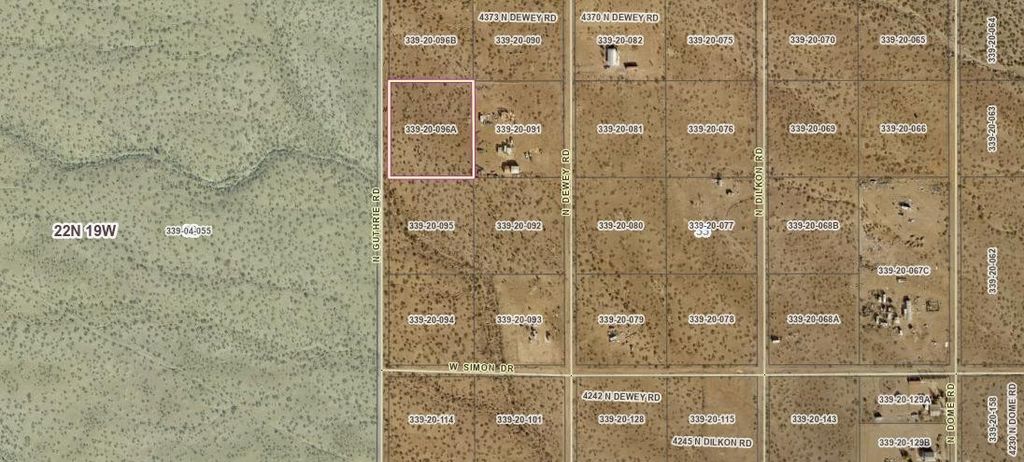 APN 339-20-096A Guthrie Rd, Golden Valley, AZ 86413