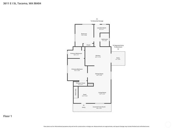 3611 E I Street, Tacoma, WA 98404