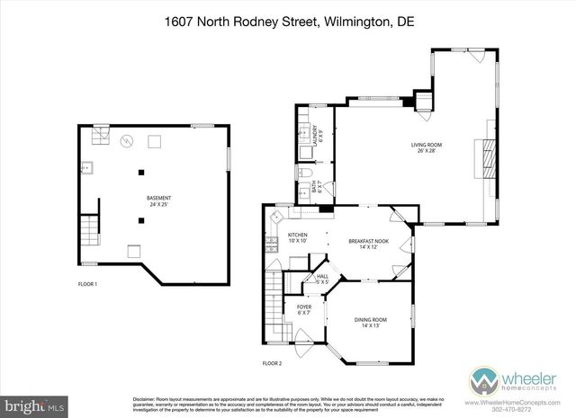 1607 N RODNEY ST, Wilmington, DE 19806