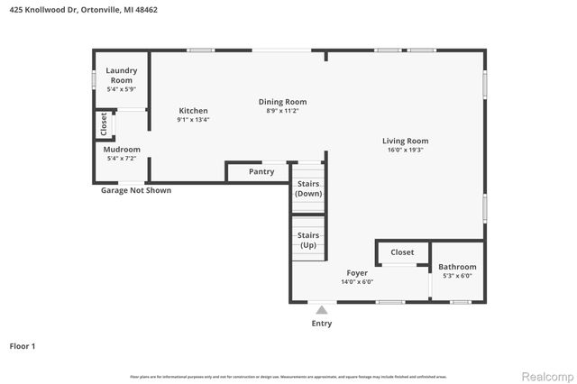425 Knollwood Drive, Brandon Charter Township, MI 48462