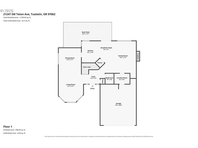 21247 Sw TETON Ave, Tualatin, OR 97062