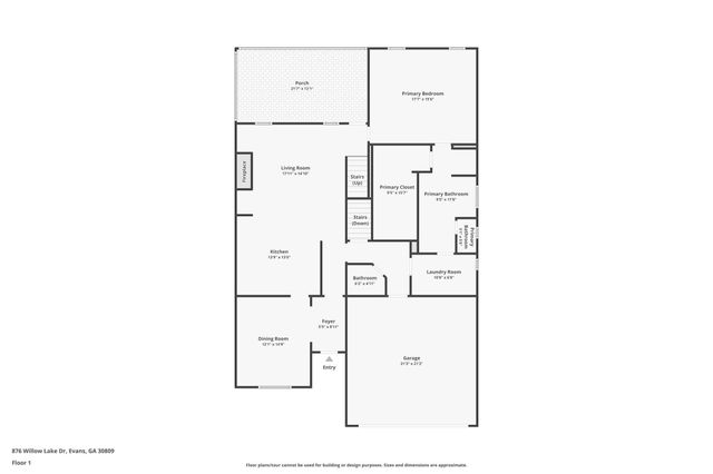 876 Willow Lake, Evans, GA 30809