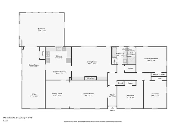 772 Hillsboro Road, Orangeburg, SC 29118