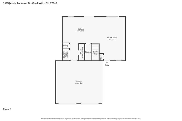 1913 Jackie Lorraine Dr, Clarksville, TN 37042