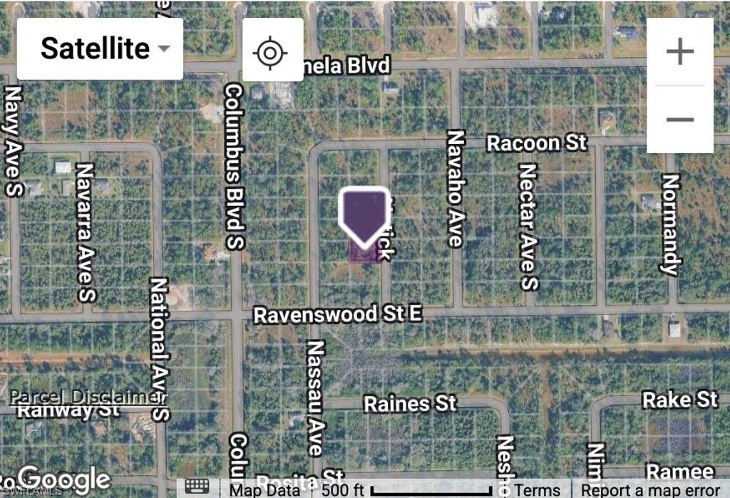 132 Natick AVE S, LEHIGH ACRES, FL 33974 — exterior