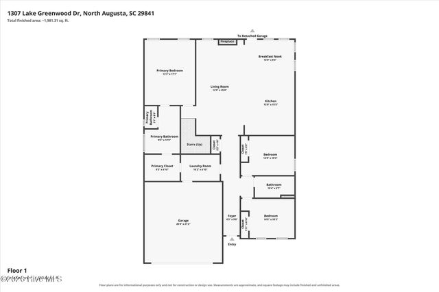 1307 Lake Greenwood Drive, North Augusta, SC 29841