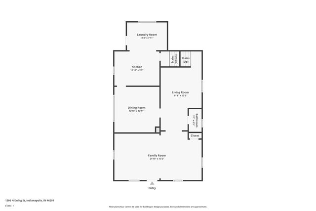 1366 N Ewing Street, Indianapolis, IN 46201