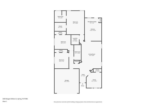 2442 Keegan Hollow Lane, Spring, TX 77386