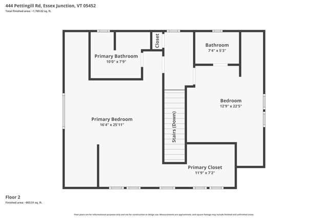 444 Pettingill Road, Westford, VT 05452