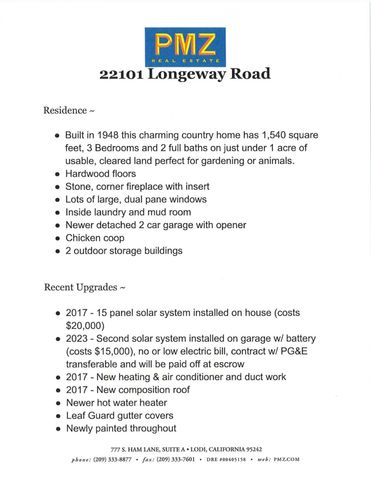 22101 Longeway Rd, Sonora, CA 95370