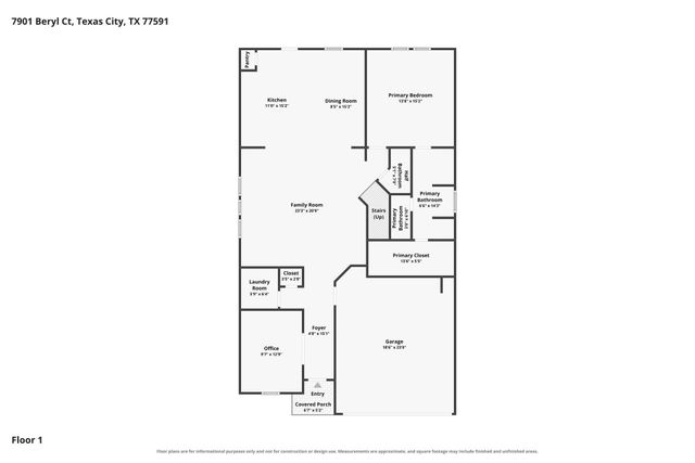 7901 Beryl Court, Texas City, TX 77591