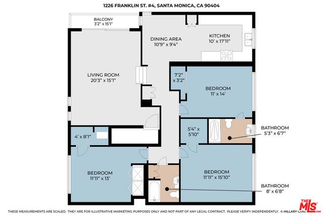 1226 Franklin Street 4, Santa Monica, CA 90404