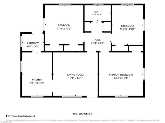 1911 Tucker Street, Burlington, NC 27215
