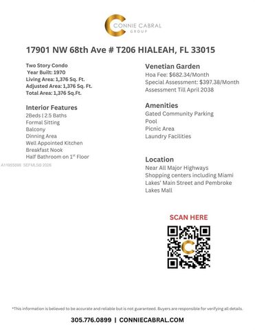 17901 NW 68th Ave T206, Hialeah, FL 33015