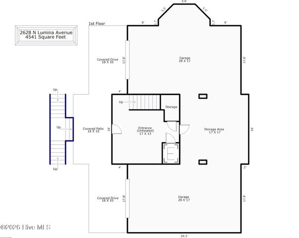 2628 N Lumina Avenue, Wrightsville Beach, NC 28480