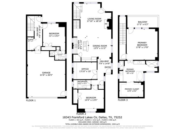 18343 Frankford Lakes Circle, Dallas, TX 75252