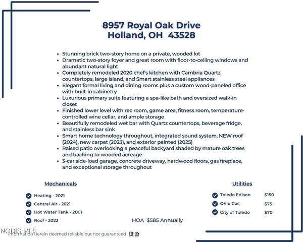 8957 Royal Oak Drive, Holland, OH 43528