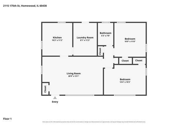 2115 W 175th Street, Homewood, IL 60430