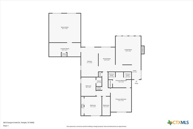 2613 Canyon Creek Drive, Temple, TX 76502