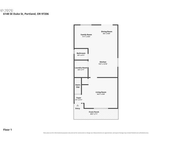 6148 Se DUKE St, Portland, OR 97206