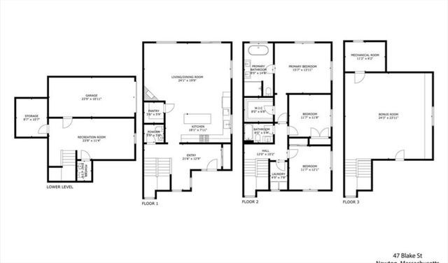 47 Blake Street 47, Newton, MA 02460