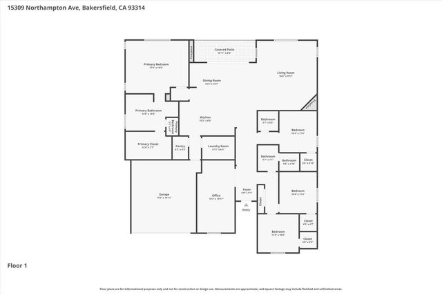 15309 Northampton Avenue, Bakersfield, CA 93314