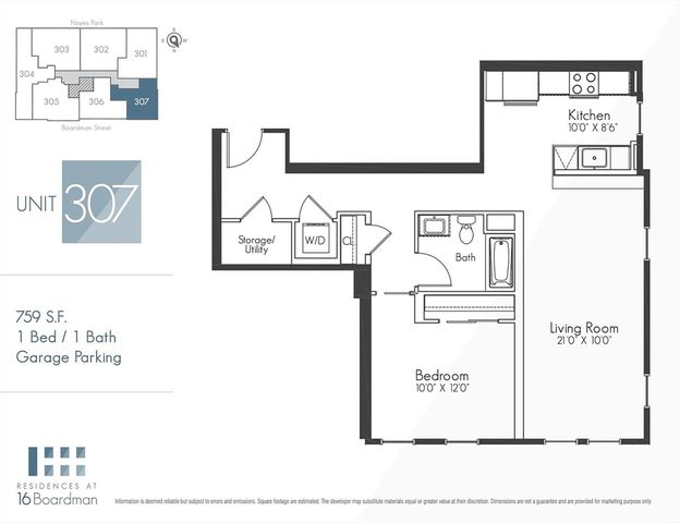 16 Boardman St 307, Boston, MA 02128