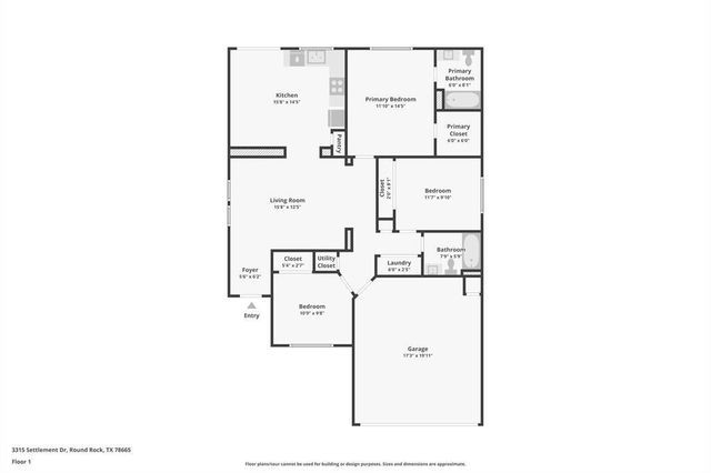 3315 Settlement DR, Round Rock, TX 78665