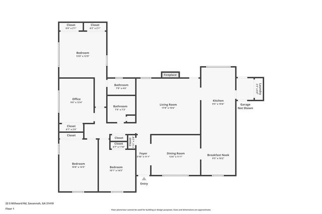 22 S Millward Road, Savannah, GA 31410