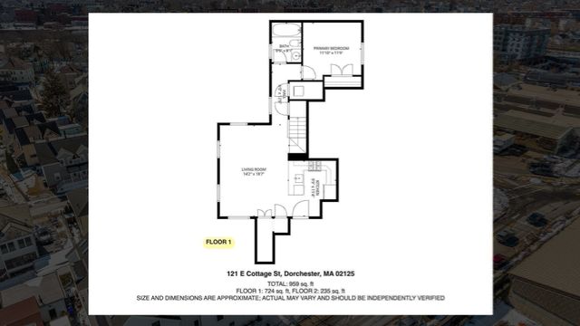 121 E Cottage St U-4, Boston, MA 02125