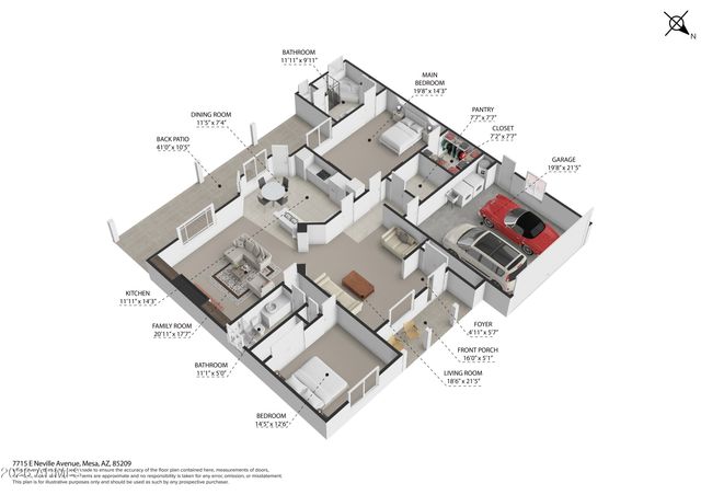 7715 E NEVILLE Avenue, Mesa, AZ 85209