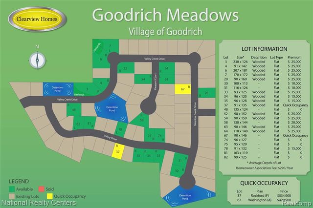 8384 Meadow Creek Drive, Goodrich, MI 48438