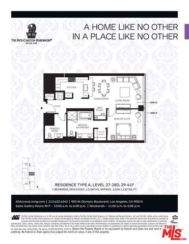 900 W Olympic Boulevard 31F, Los Angeles, CA 90015