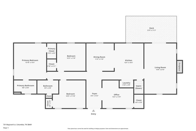 731 Maynard Ln, Columbia, TN 38401