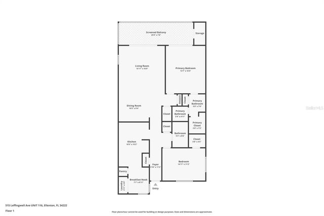 515 LEFFINGWELL AVENUE 116, Ellenton, FL 34222