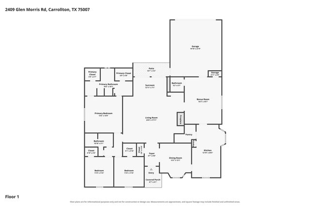 2409 Glen Morris Road, Carrollton, TX 75007