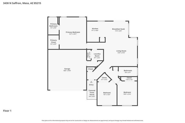 3430 N Saffron, Mesa, AZ 85215