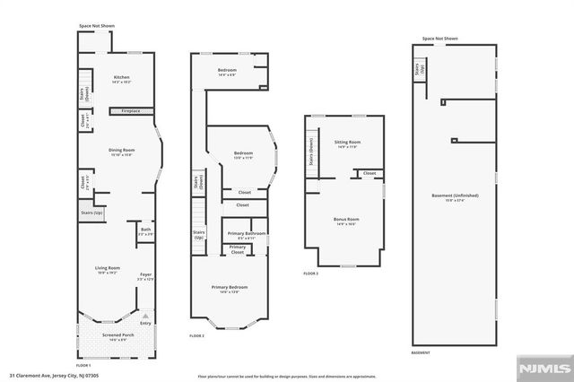 31 Claremont Avenue, Jersey City, NJ 07305