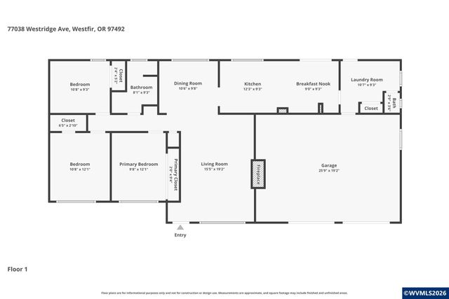 77038 Westridge Av, Westfir, OR 97492