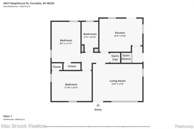 450 E Maplehurst Street, Ferndale, MI 48220