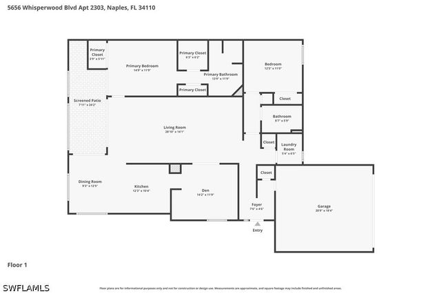 5656 Whisperwood BLVD 2303, Naples, FL 34110